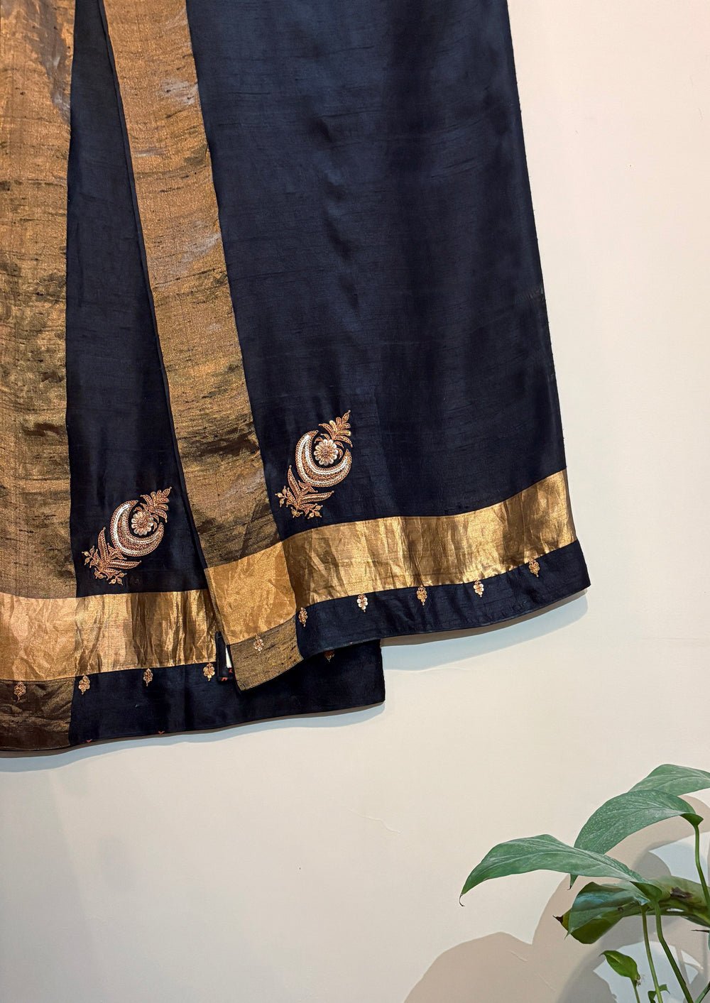Blue and pink pure silk wedding chaniya