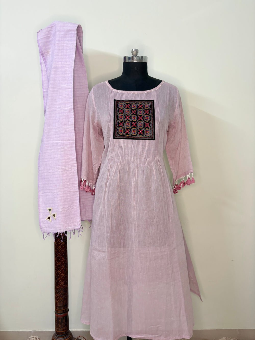 Bottle green Matka silk festive chaniya