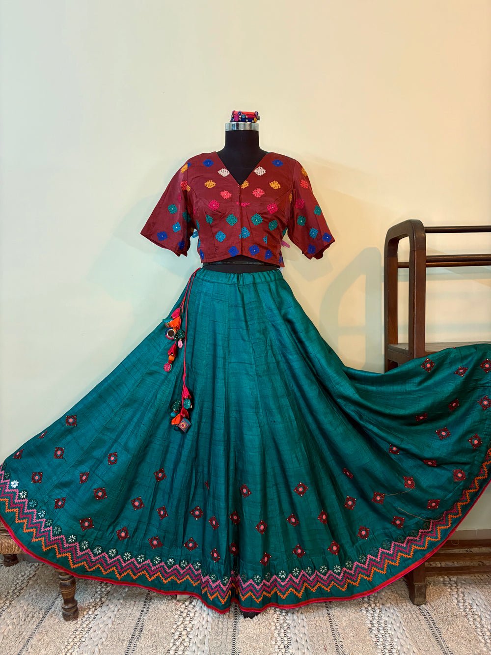 Kutchi patchwork detail